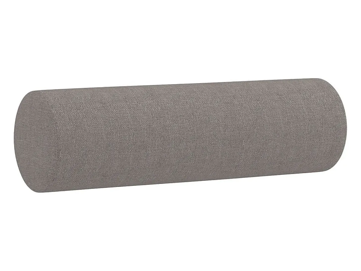 Sofá de 2 plazas con cojines tela gris taupe 140 cm