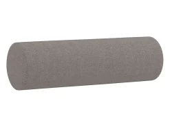 Sofá de 2 plazas con cojines tela gris taupe 120 cm