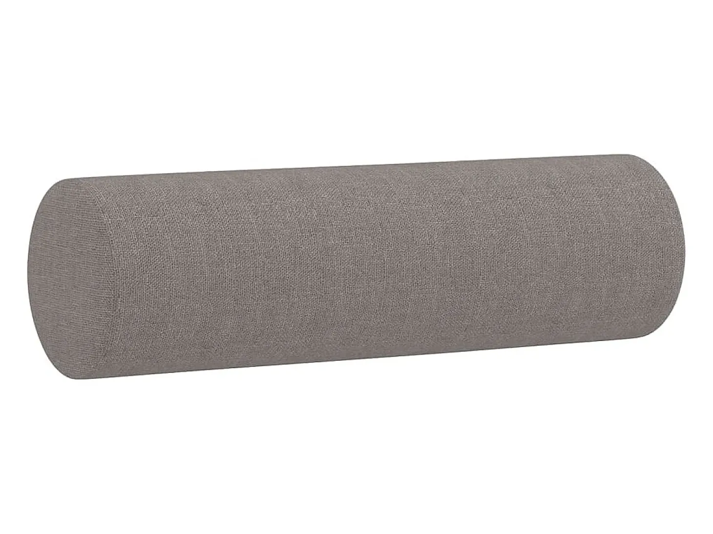 Sofá de 2 plazas con cojines tela gris taupe 120 cm