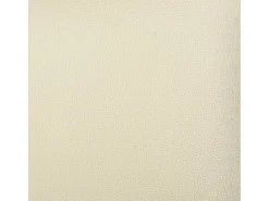 Sofá de 2 plazas con cojines cuero sintético color crema 140 cm