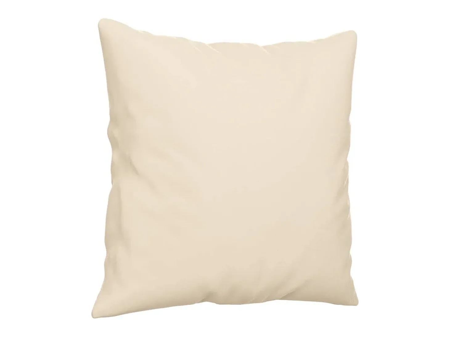 Sofá de 2 plazas con cojines tela de microfibra beige 140 cm