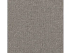 Sofá de 3 plazas con taburete de tela gris taupe 180 cm