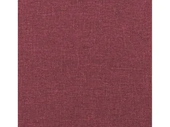 Sofá de 3 plazas con taburete de tela rojo tinto 210 cm