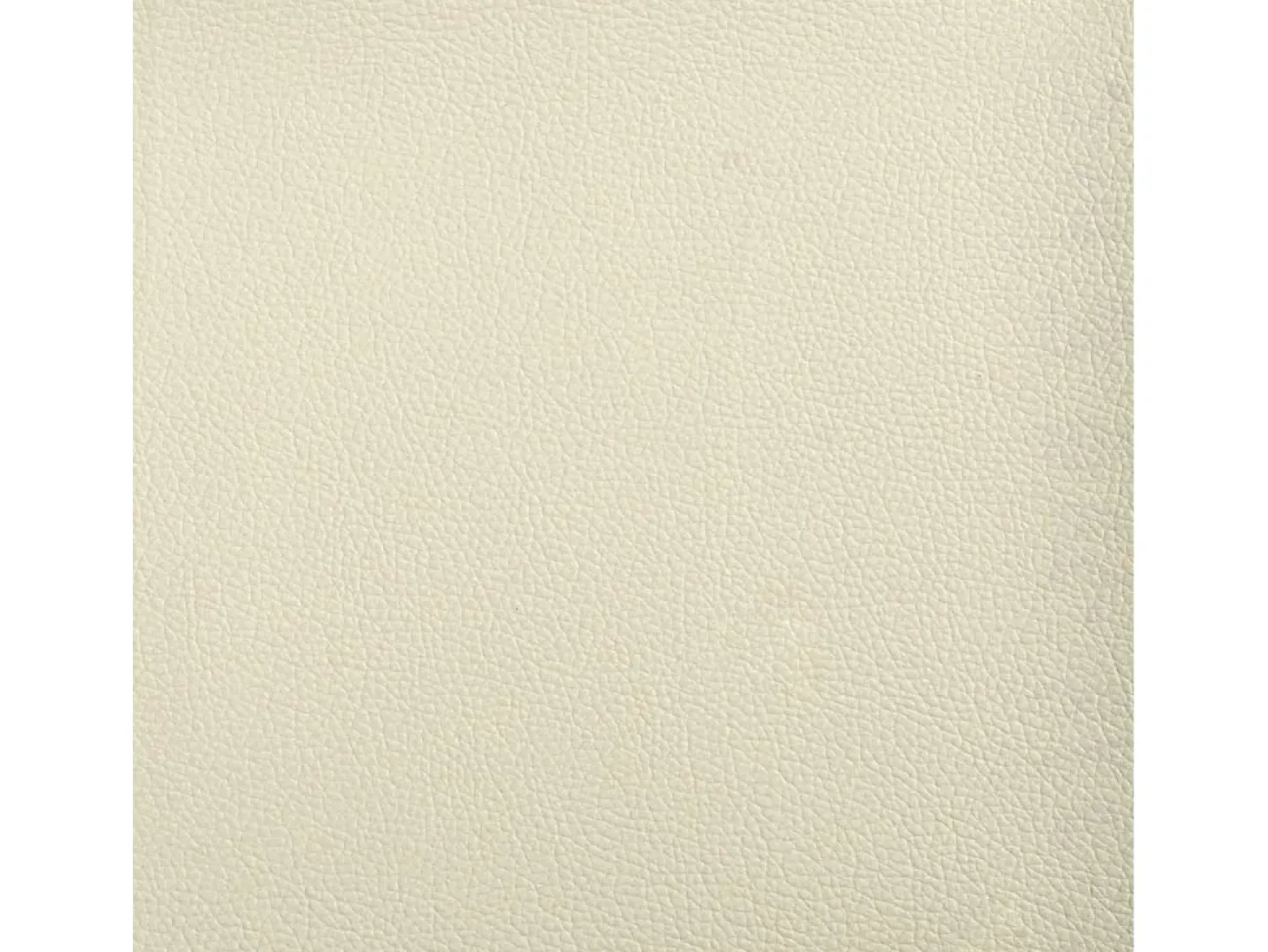 Sofá de 2 plazas de cuero sintético color crema 120 cm