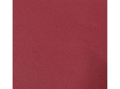 Sofá de 2 plazas de cuero sintético rojo tinto 120 cm