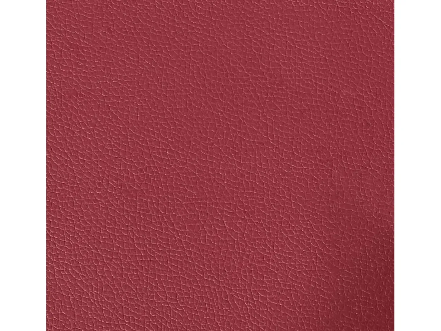 Sofá de 2 plazas de cuero sintético rojo tinto 120 cm