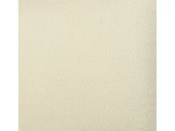 Sofá de 3 plazas de cuero sintético color crema 180 cm
