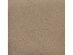 Sofá de 3 plazas de cuero sintético color capuchino 180 cm