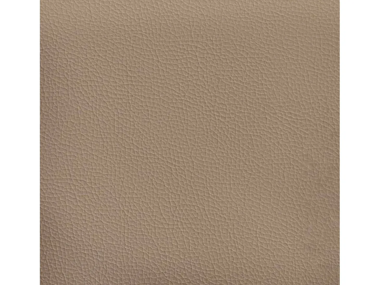 Sofá de 3 plazas de cuero sintético color capuchino 180 cm