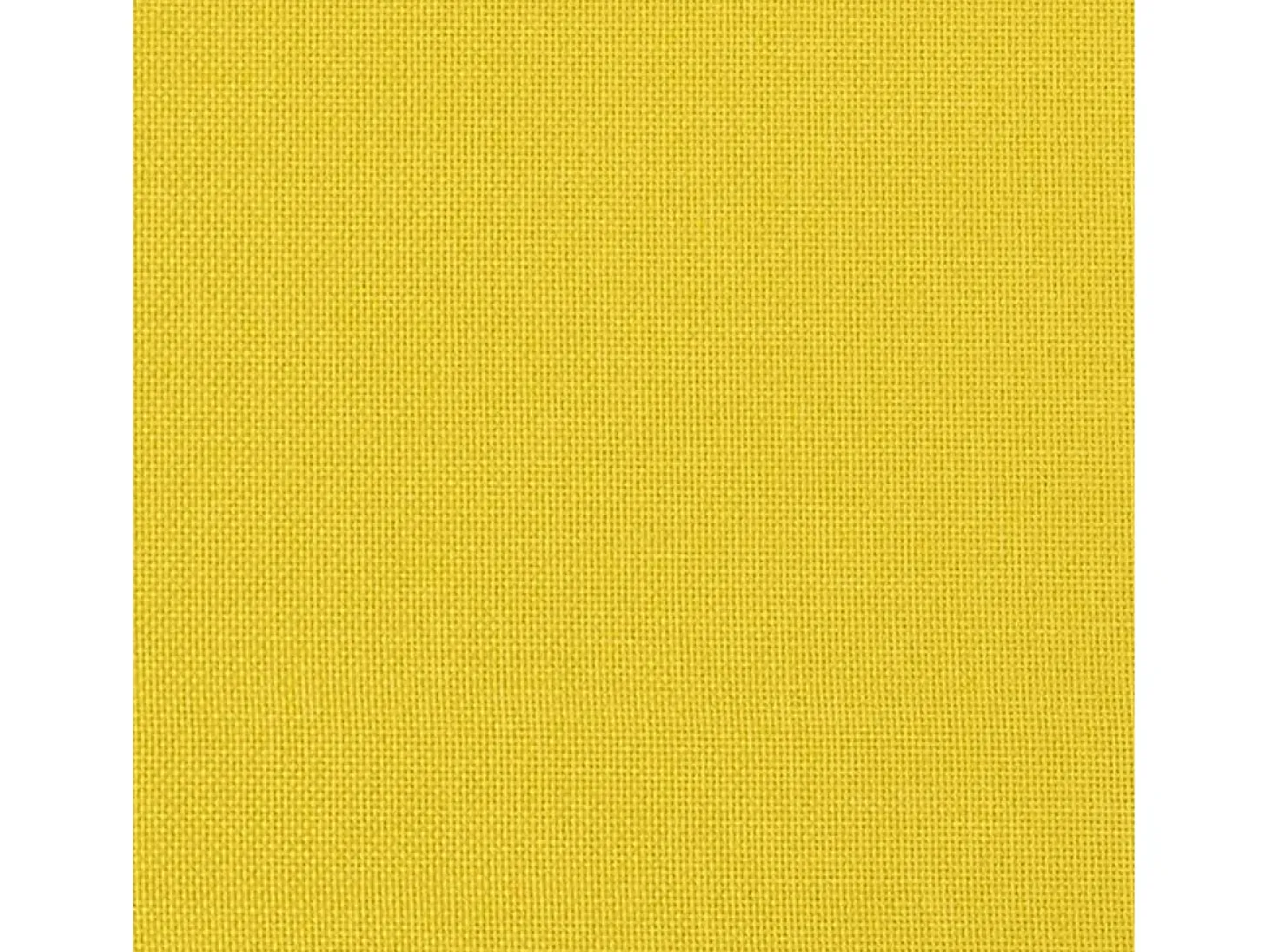 Sofá de 2 plazas de tela amarillo claro 120 cm
