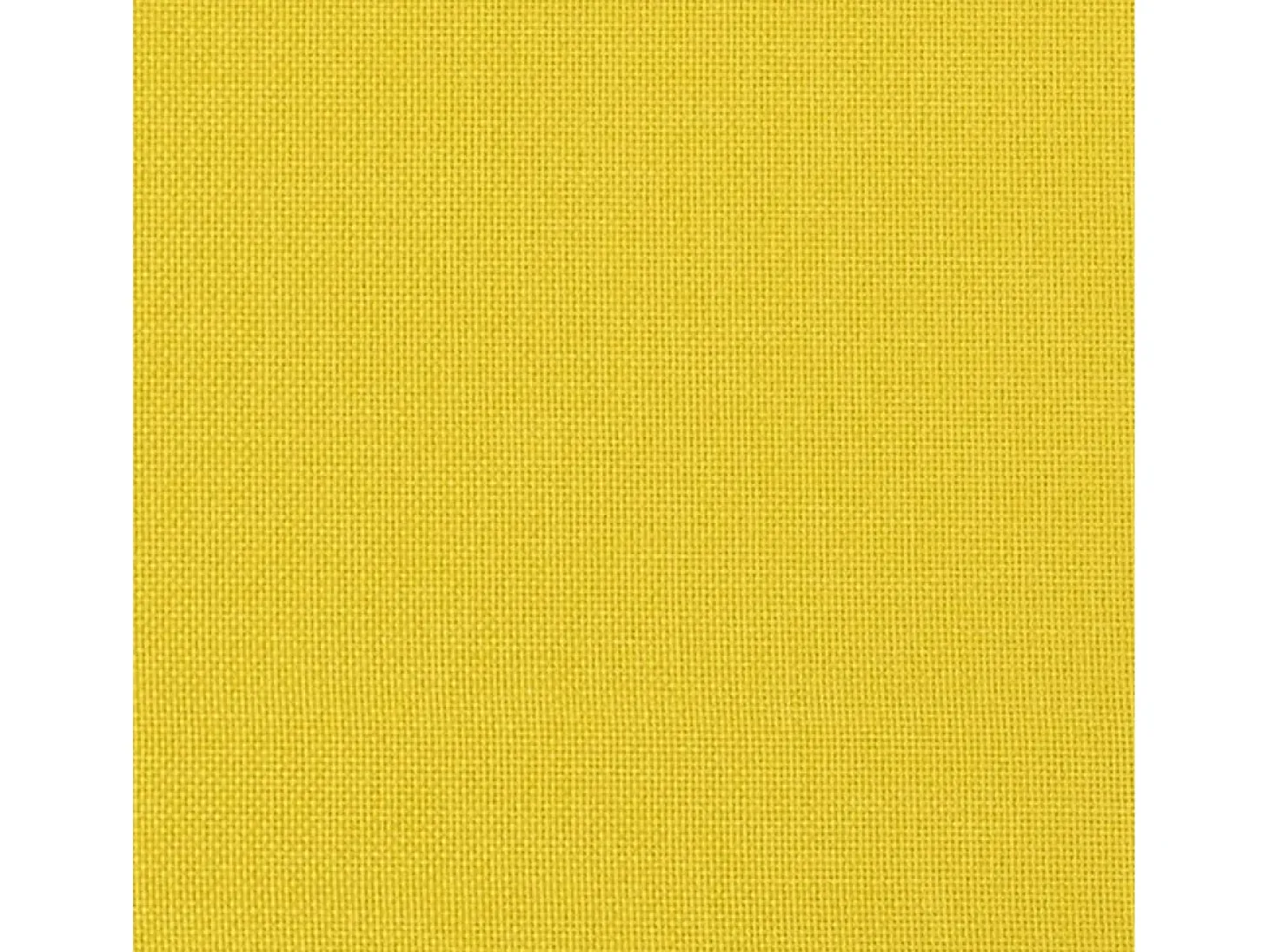 Sofá de 2 plazas de tela amarillo claro 120 cm