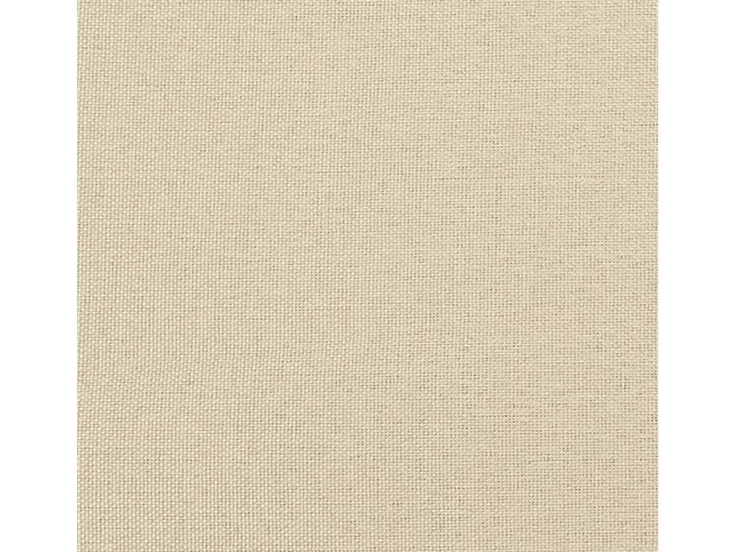Sofá de 2 plazas de tela color crema 120 cm