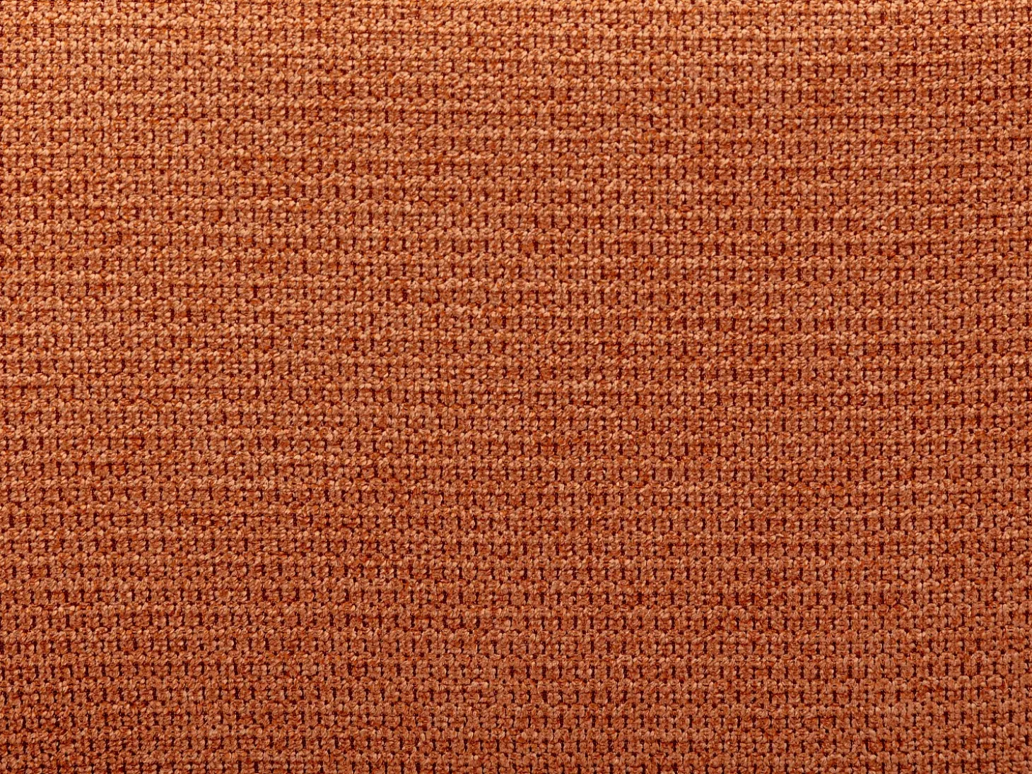 Sofá de 2 plazas de tela de color terracota estilo diseño OSSANA
