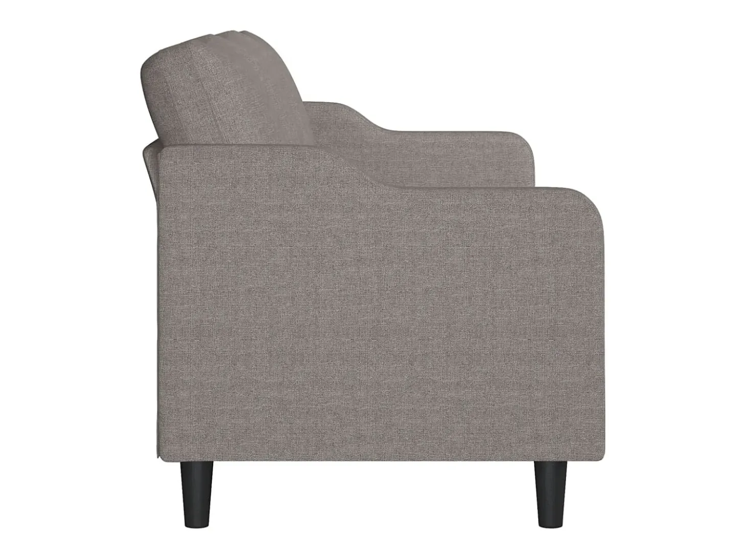 Sofá de 3 plazas de tela gris taupe 180 cm