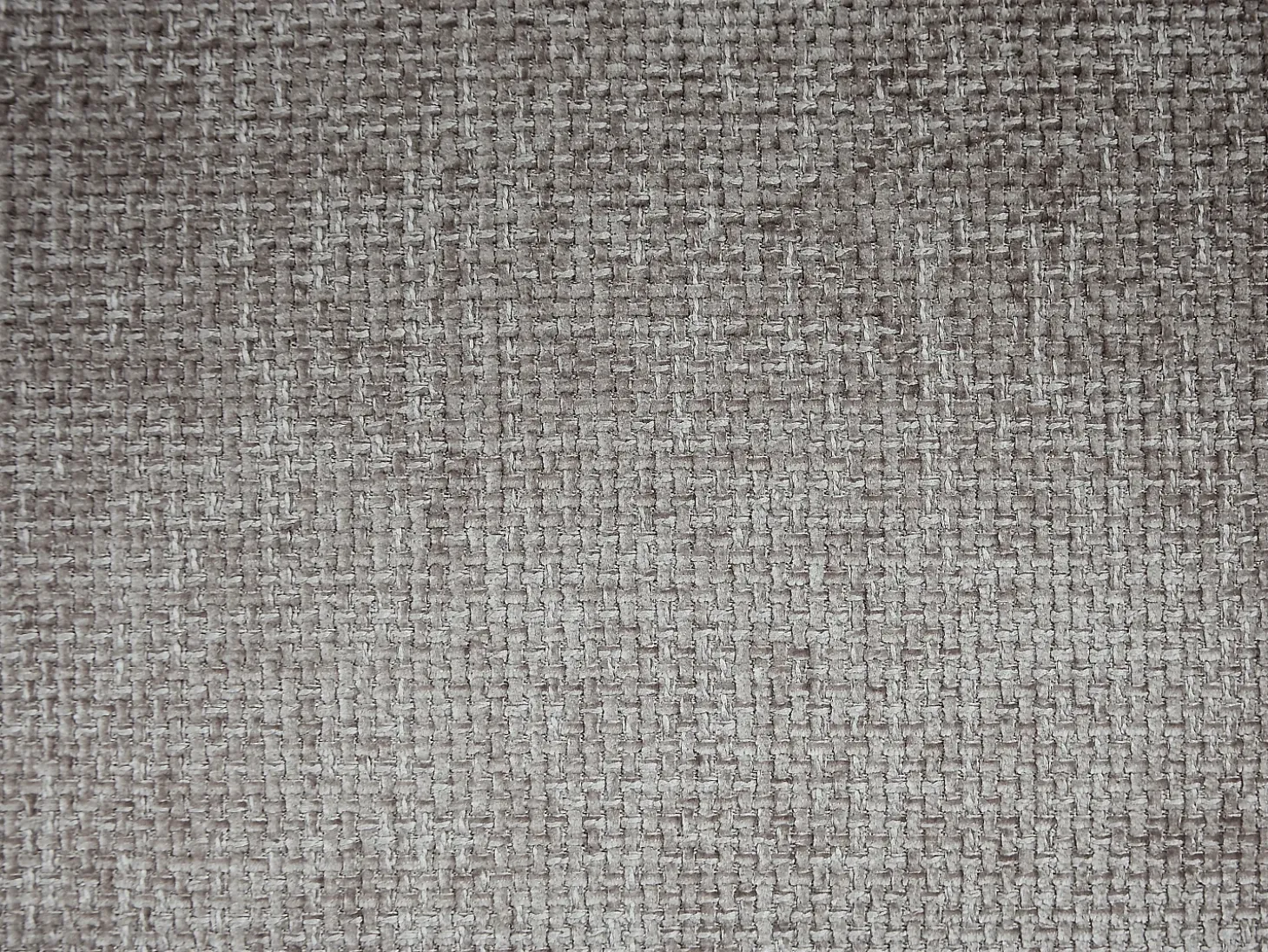 Sofá de 3 plazas de tela gris con efecto acolchado estilo diseño BERENIA