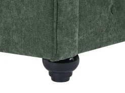 Sofá de 2 plazas en tela color verde CHESTERFIELD