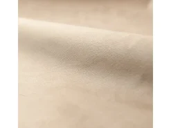 Sofá de 3 plazas en terciopelo beige - Mona