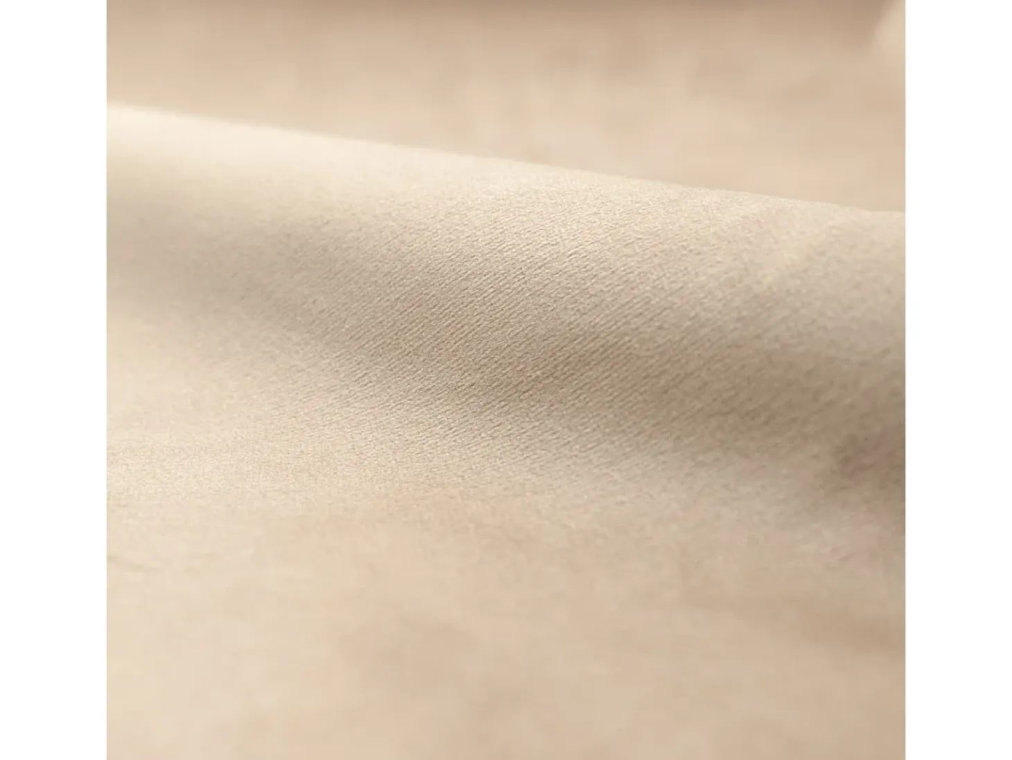 Sofá de 3 plazas en terciopelo beige - Mona