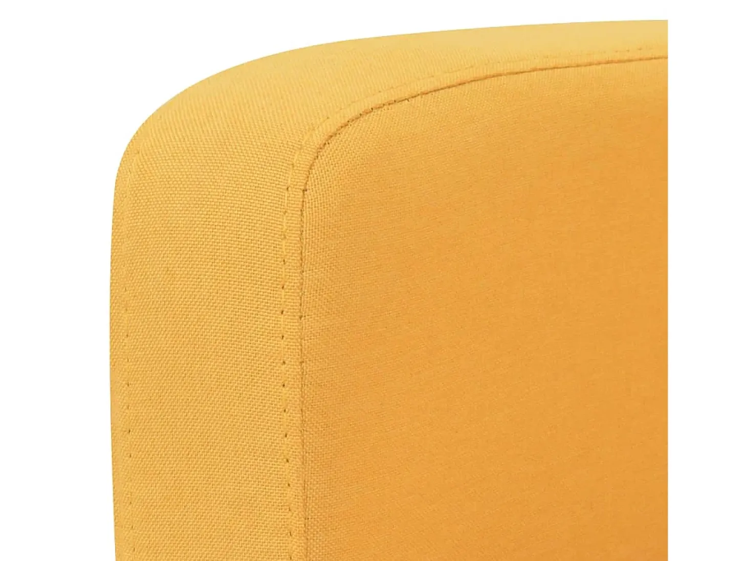 Sofá de 3 plazas 180x65x76 cm amarillo