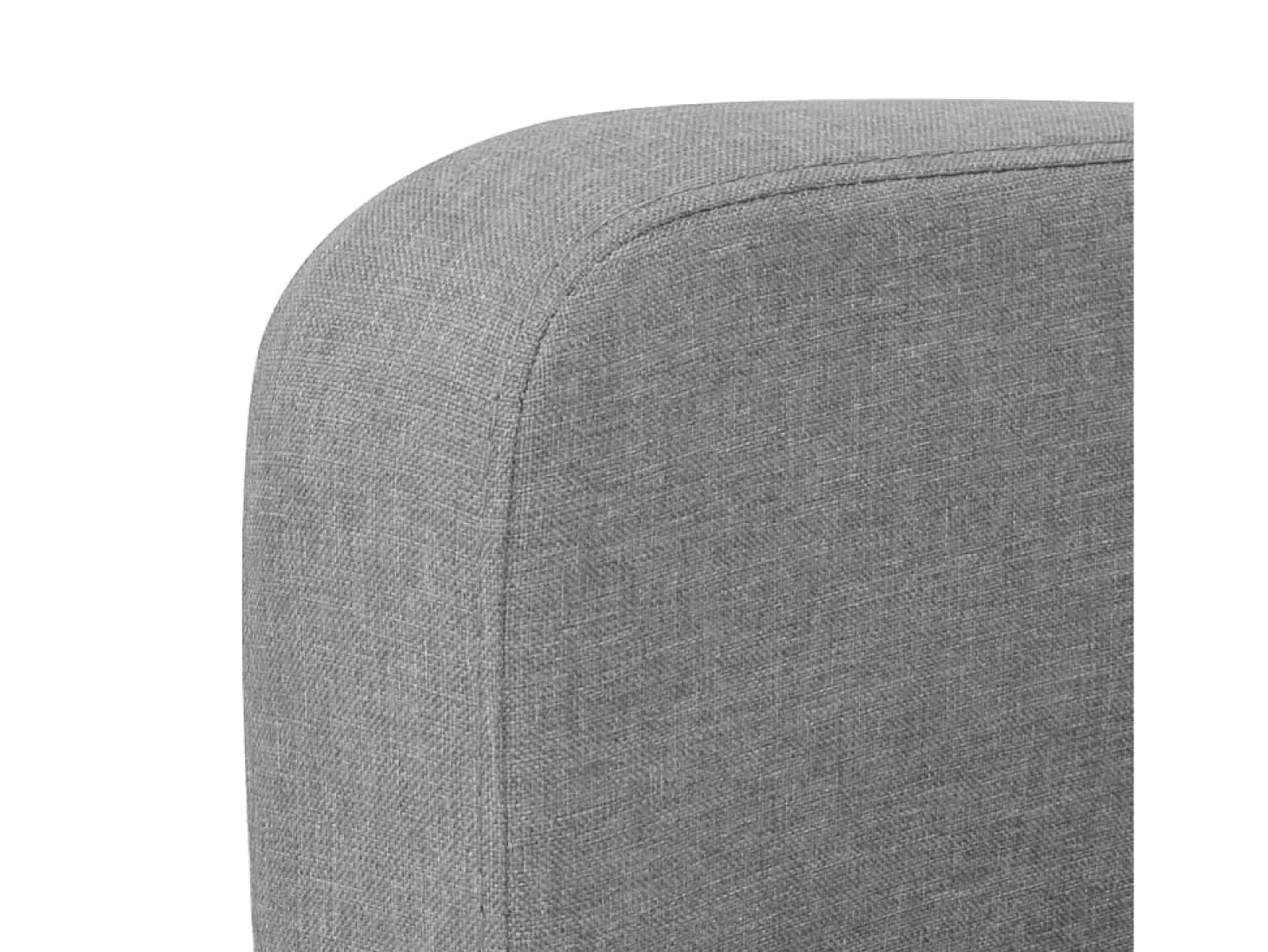 Sofá de 3 plazas 180x65x76 cm gris claro