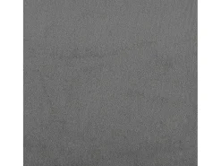 Sofá de 3 plazas y taburete tela microfibra gris oscuro 180 cm