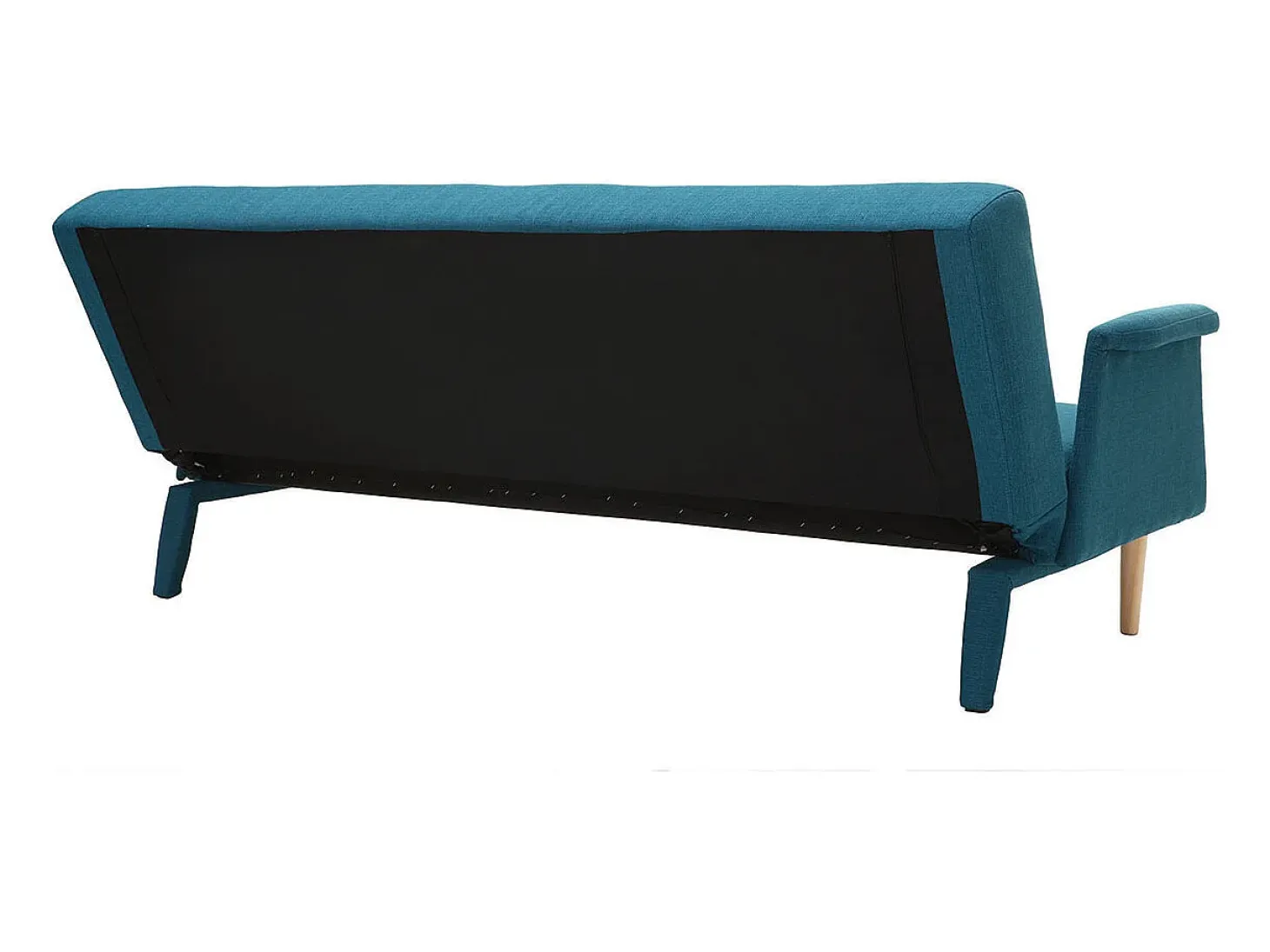 Sofá diseño convertible azul OSCAR