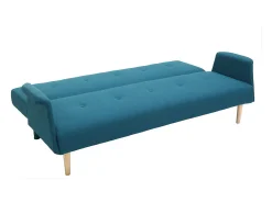 Sofá diseño convertible azul OSCAR