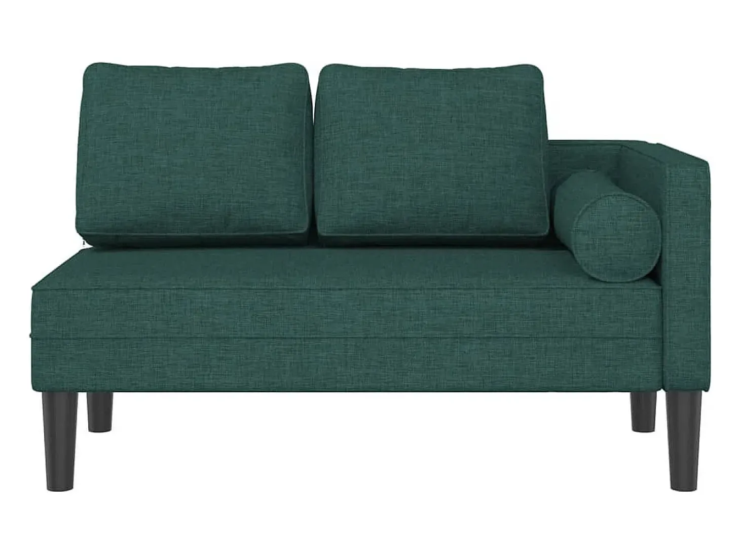 Sofá diván con cojines tela verde oscuro ES535031