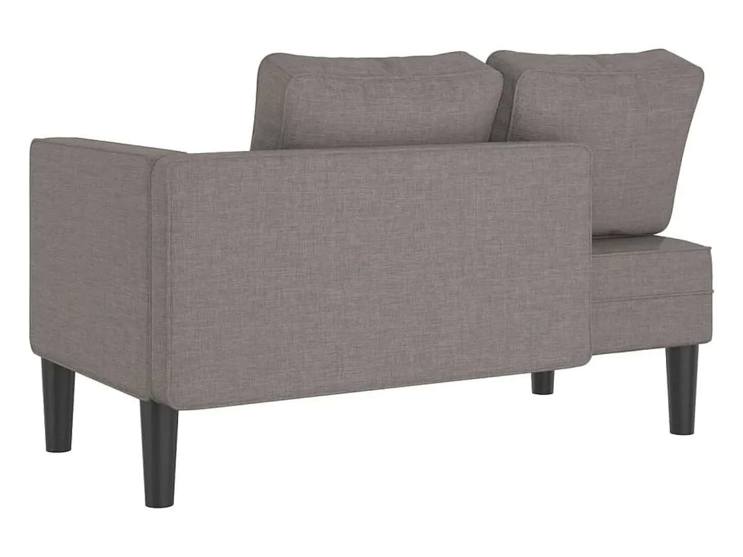 Sofá diván con cojines tela gris taupe ES929321