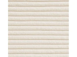 Sofá modular de pana, 2 plazas crema