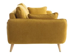 Sofá nórdico 3 plazas amarillo mostaza CREEP