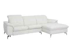 Sofá rinconera de piel LISMORE (ángulo derecho) Relax