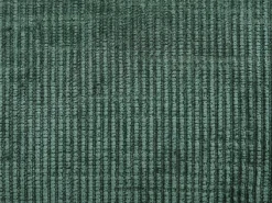 Sofá rinconera derecha convertible de tejido texturizado con baúl de almacenamiento verde MORAVA