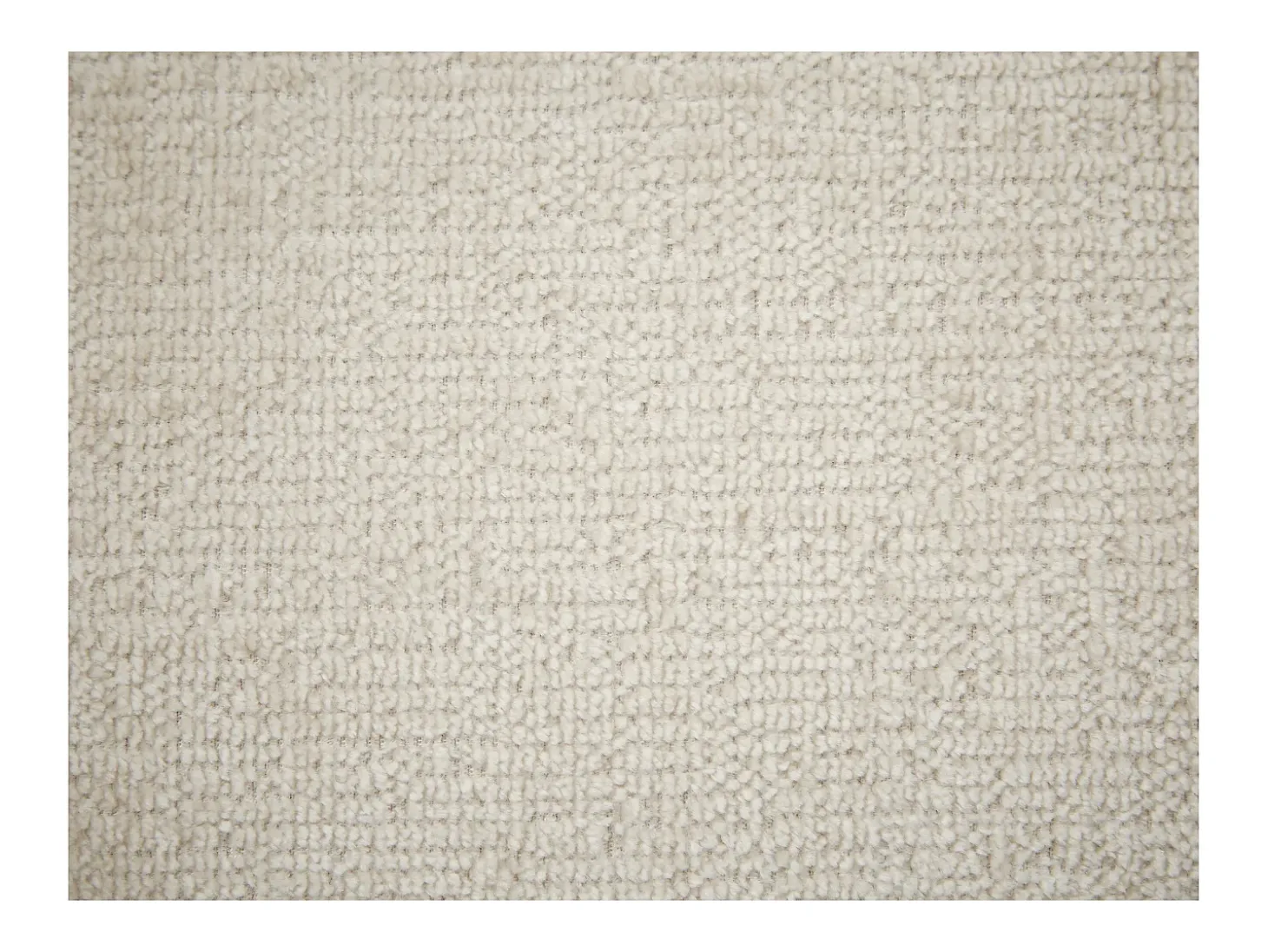 Sofá rinconera derecha de tela beige estilo contemporáneo TANCAVO