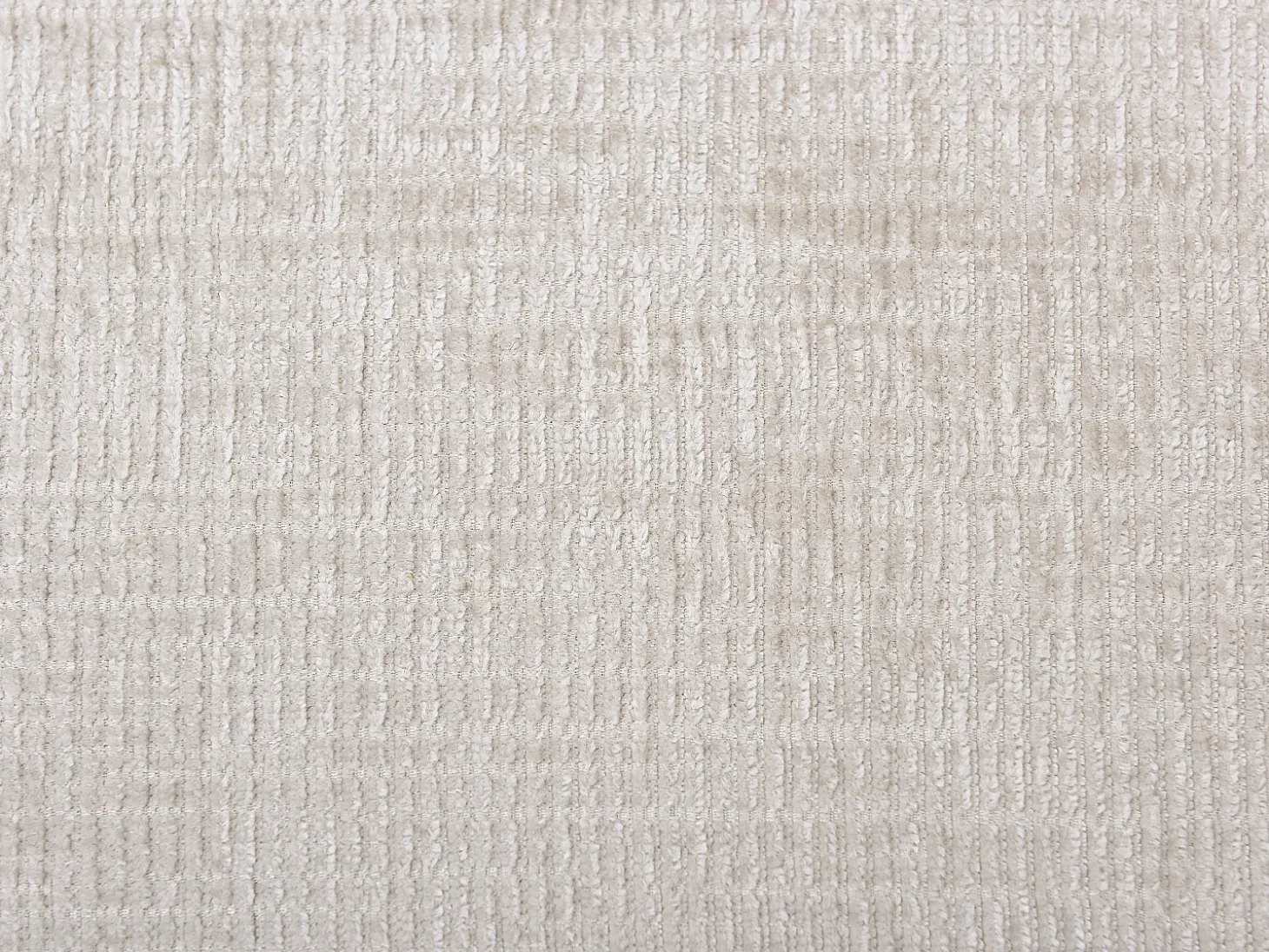Sofá rinconera derecha en tela texturizada beige con almacenamiento oculto SURDELI