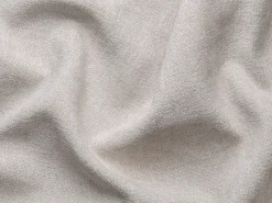 Sofá rinconera izquierda abierto convertible en tela texturizada beige MINTURNO