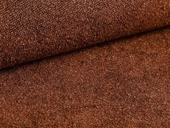 Sofá rinconera izquierda convertible en tejido terracota 4 plazas FRIDORA