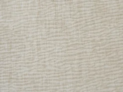 Sofá rinconera izquierda con respaldo reclinable en terciopelo texturizado beige MAVIRO
