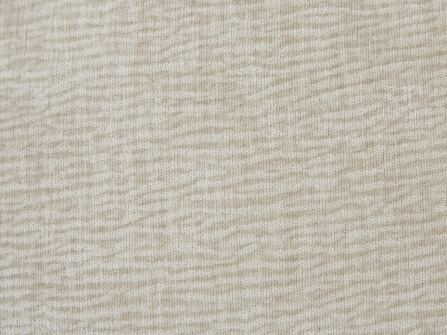 Sofá rinconera izquierda con respaldo reclinable en terciopelo texturizado beige MAVIRO