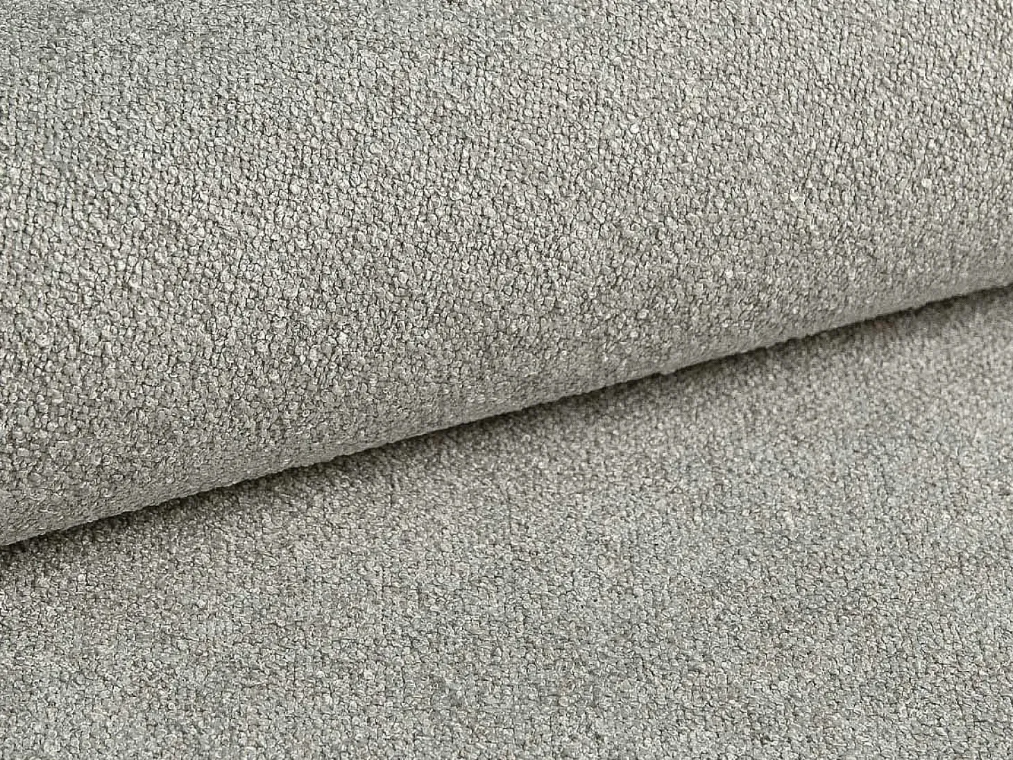 Sofá rinconera izquierda de tela gris claro 4 plazas FRIDORA