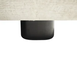 Sofá rinconera izquierda de tela beige estilo contemporáneo TANCAVO