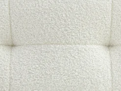 Sofá rinconera izquierda en tela bouclé blanco SOPELANA