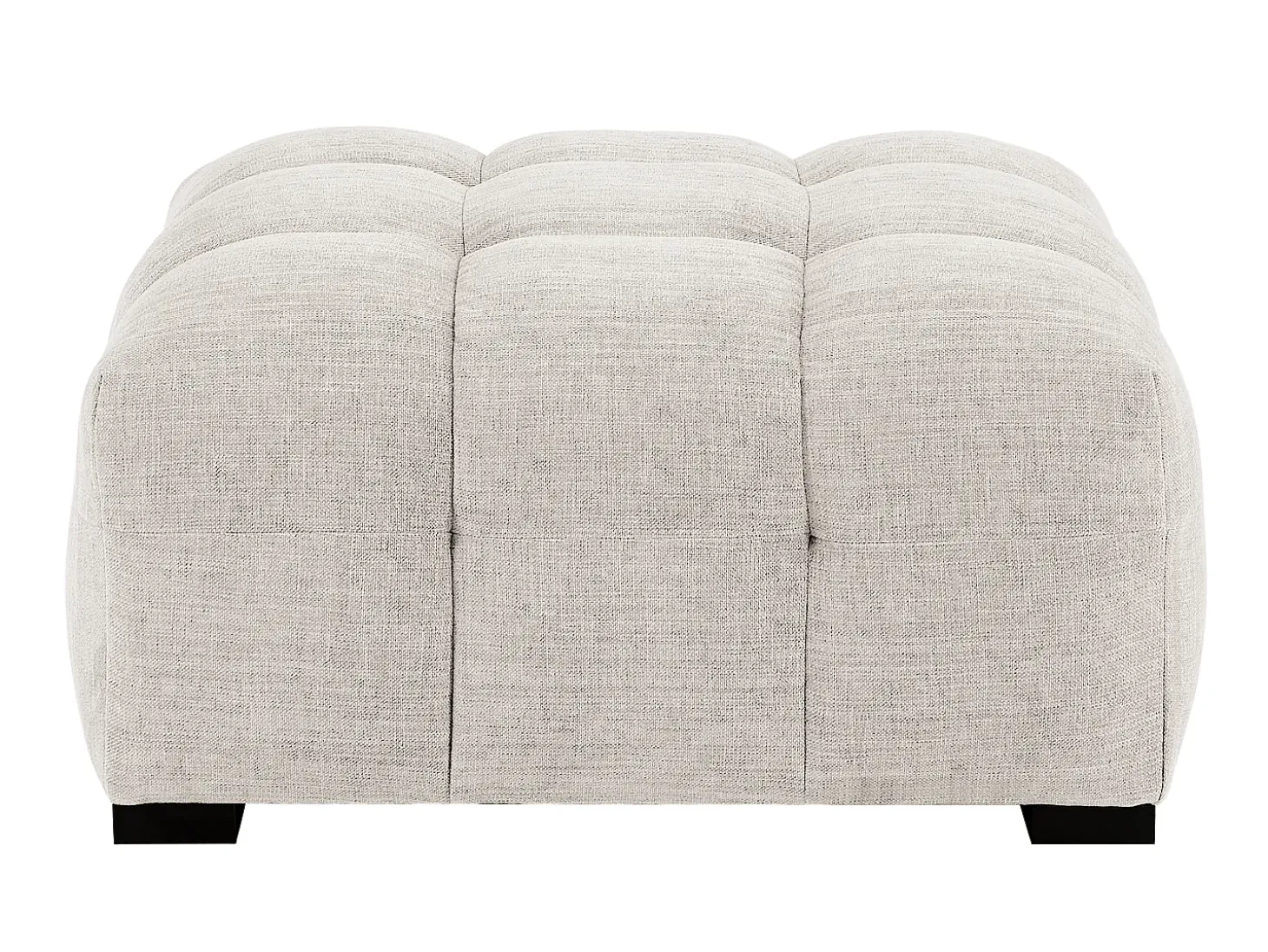 Sofá rinconera izquierda y chaise longe de tela beige DILOME de Pascal Morabito