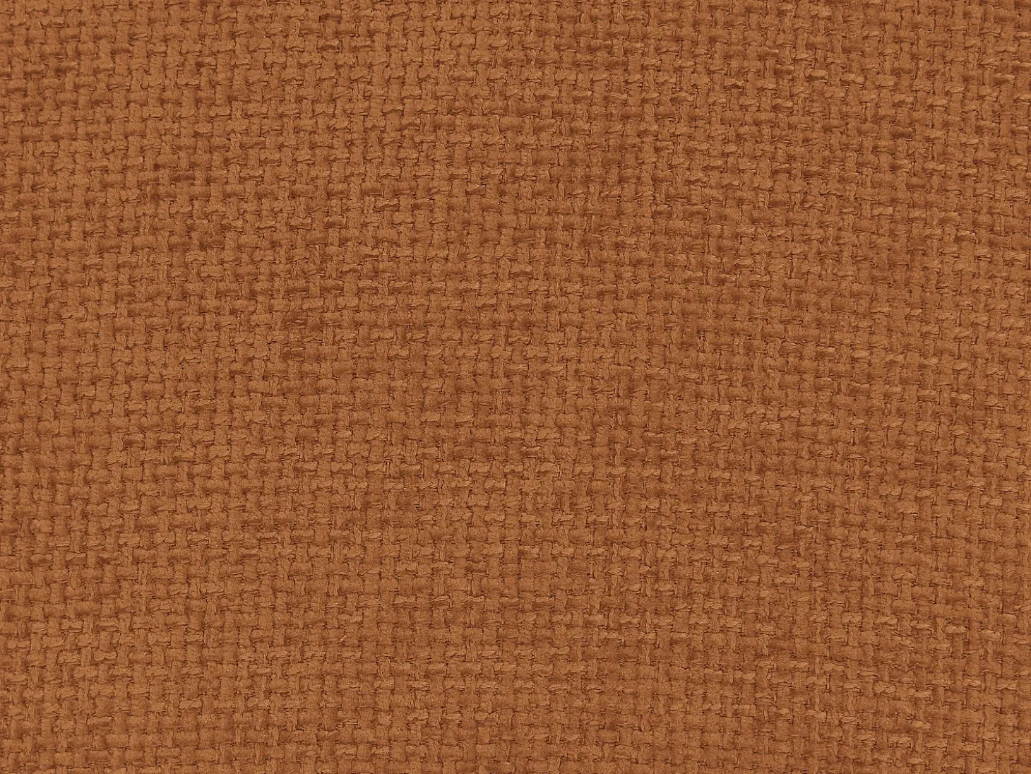 Sofá rinconera modular con respaldo desplazable en tejido gris claro y terracota APOLIU