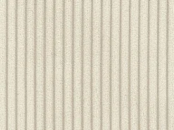 Sofá rinconera panorámico de pana beige acanalado NESSARO