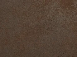 Sofá rinconera panorámico y puf de microfibra aspecto cuero envejecido CHESTERFIELD
