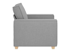 Sofá Sillón Tela Gris Nube 60 cm