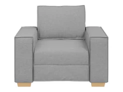 Sofá Sillón Tela Gris Nube 60 cm
