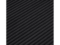 Sofá 177x122x92cm diseño sin armazon listo para usar espuma alta densidad pana Negro