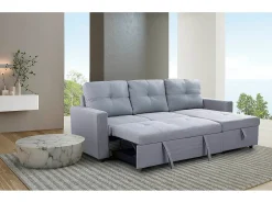 Sofa Cama Chaise Longue Pau 215cm Beige
